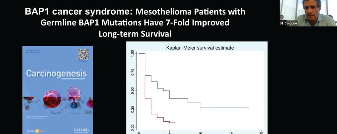 MesoTV: "Why did I get mesothelioma?" with Michele Carbone, MD, PhD, and R. Taylor Ripley, MD